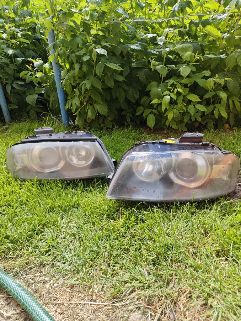 Audi a3 8p1 reflektory ksenonowe d2s lampy 2szt