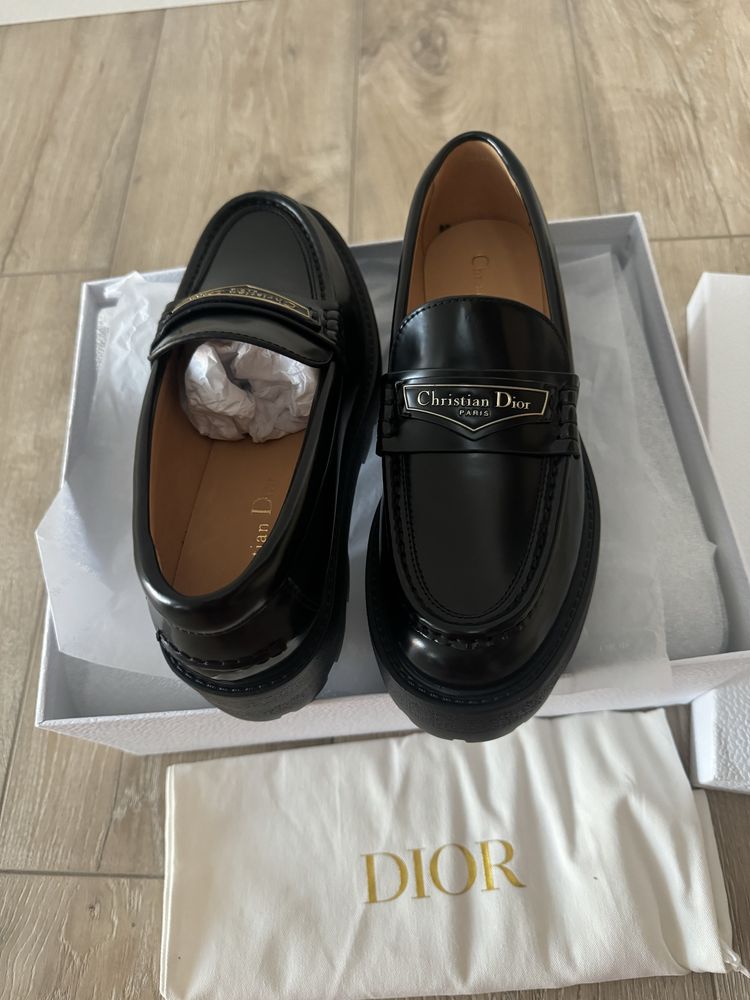 Лоферы Dior, оригинал , діор оригінал