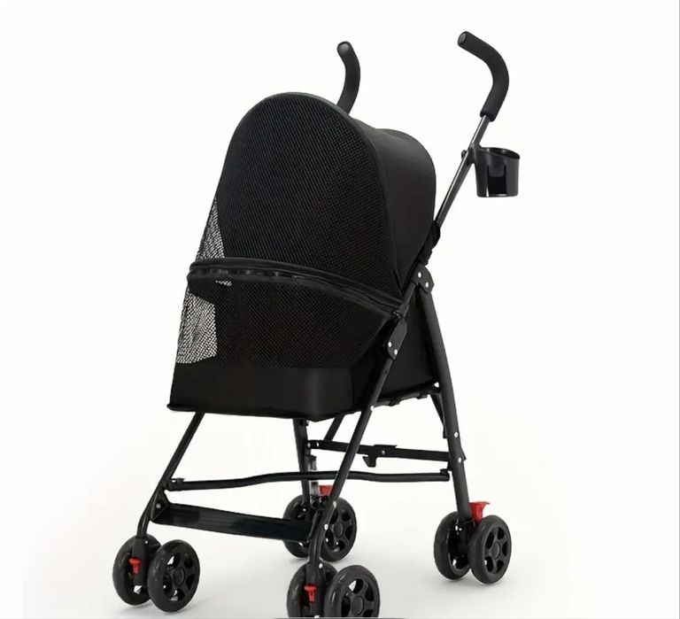 Wózek dla psa lub kota do 20kg CZARNY