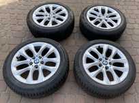 Felgi aluminiowe BMW 17 5x112 + czujniki ciśnienia + opony 205/55R17