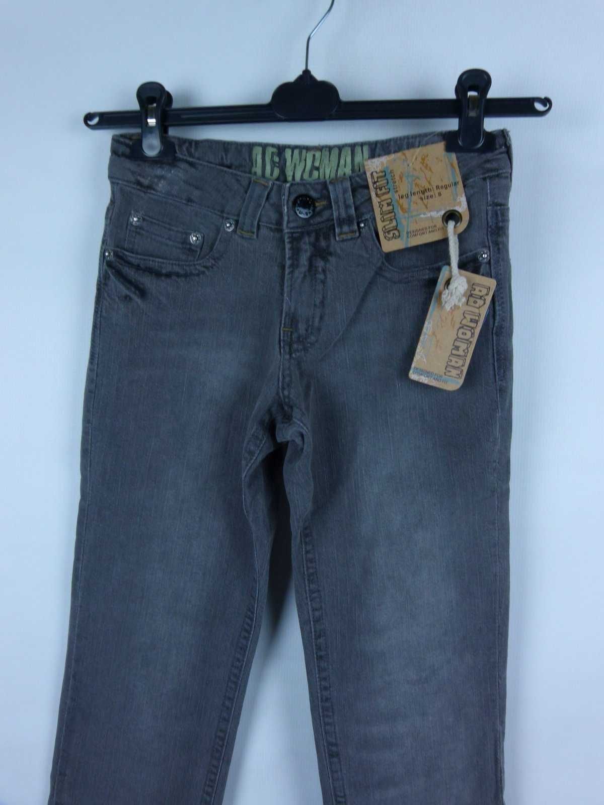 Authentic Denim dżinsy przetarcia skinny / 36 z metką