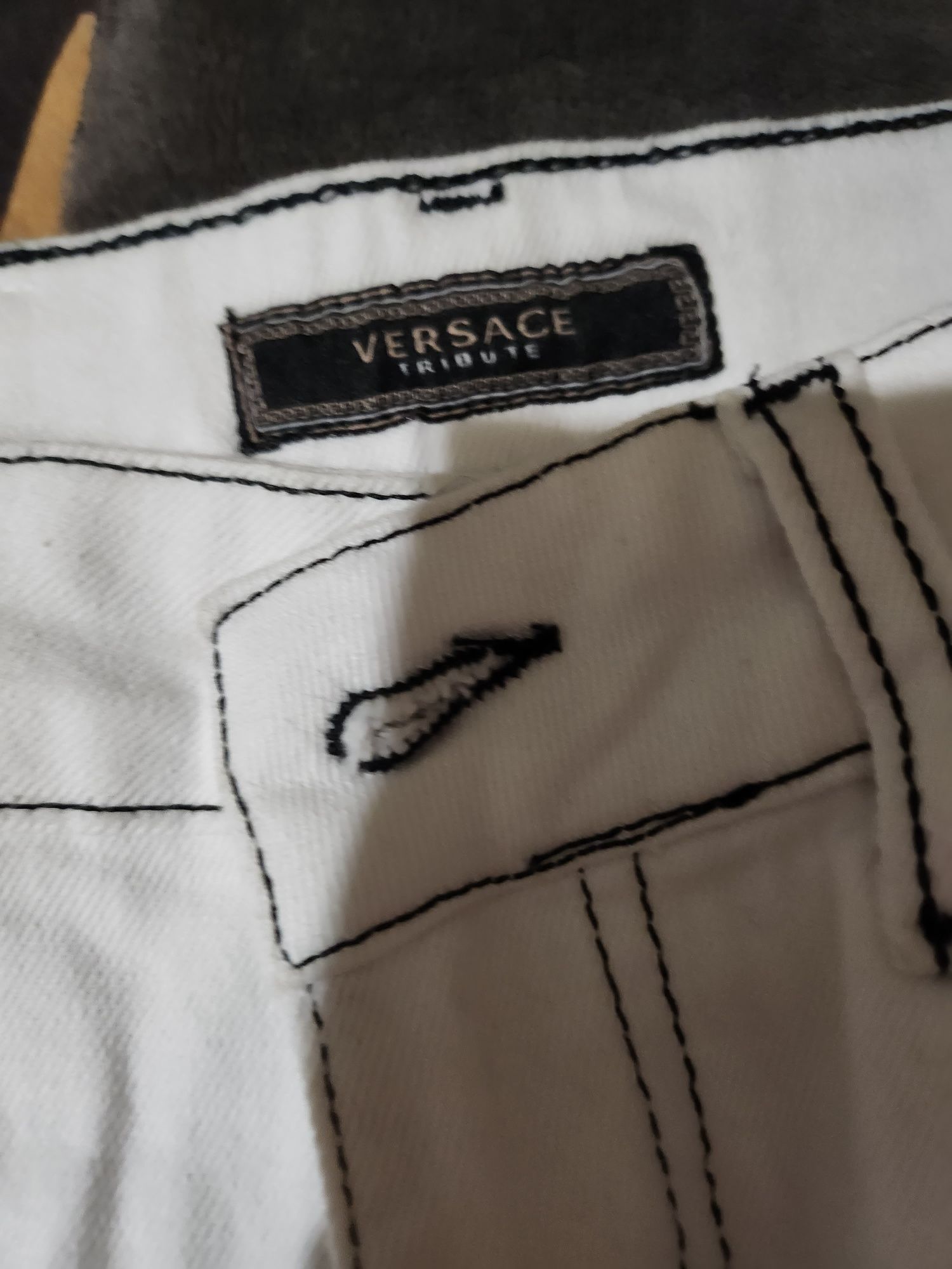 Nowa spódniczka jeansowa z Versace Rose 28 29