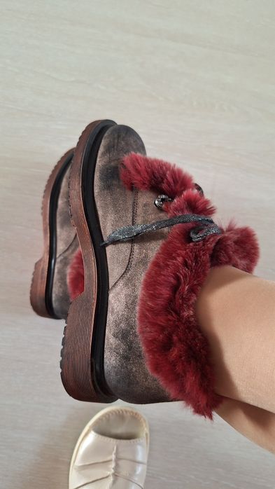 Vitto rossi  Очень тёплые ботинки из натурального меха