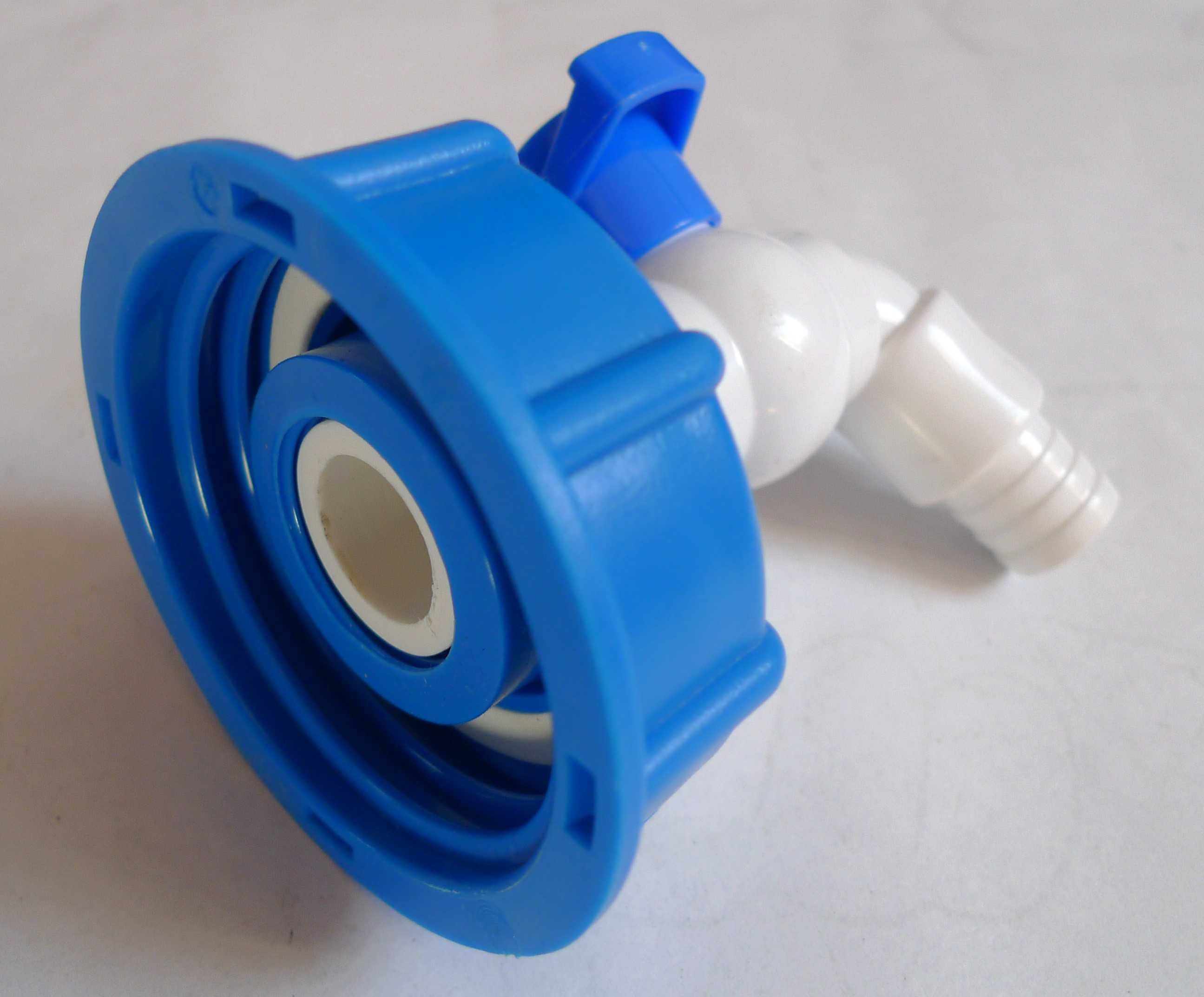 Kran 3/4" do zbiornika Mauzer + redukcja 6cm na 3/4 cala