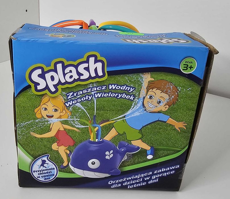 Splash wesoły wielorybek zraszacz wodny