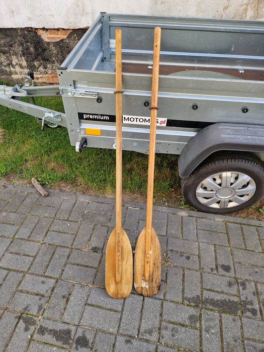 Wiosła drewniane 2szt 140cm