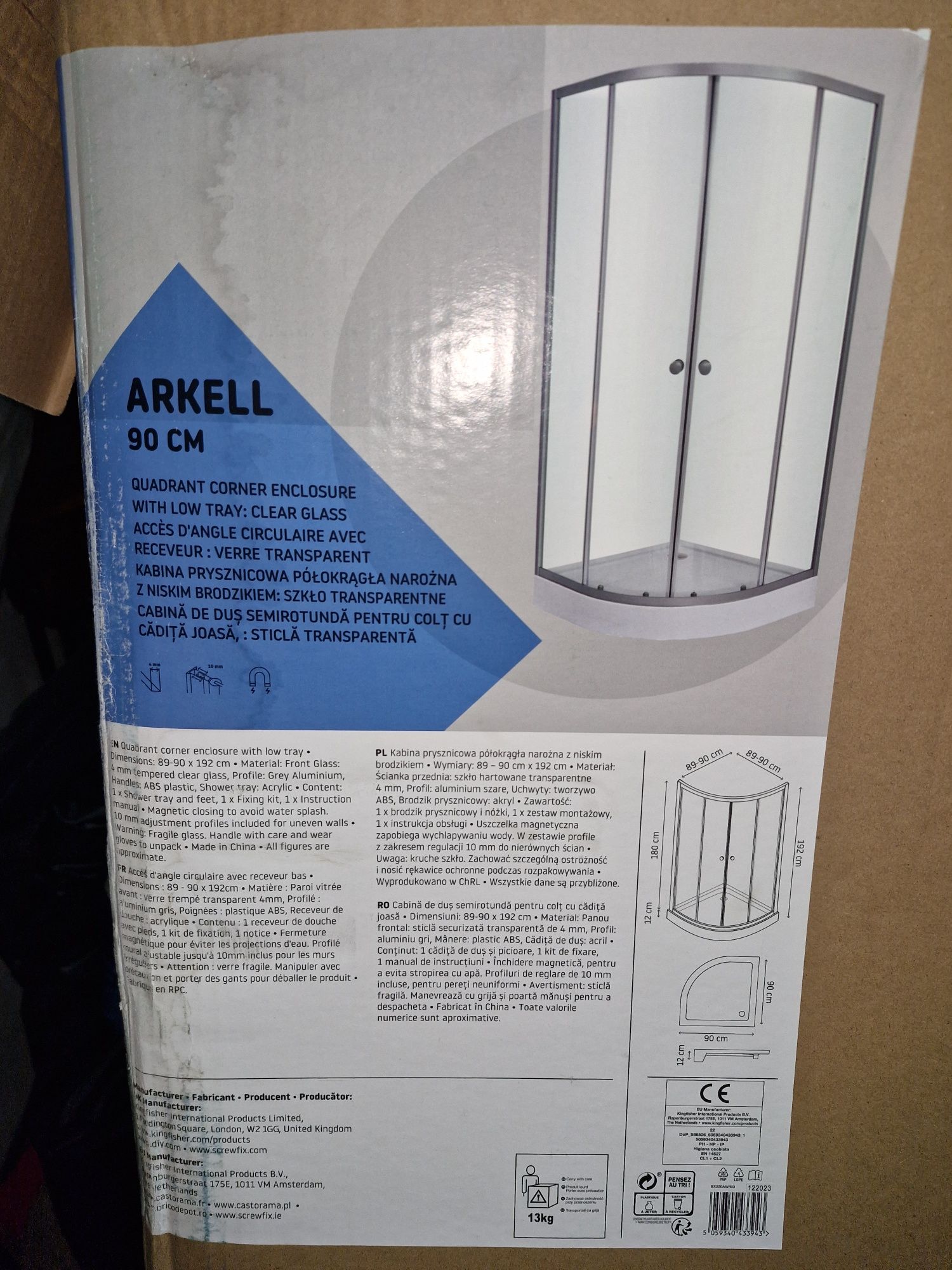 Brodzik arkell 90