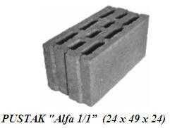 Pustak ALFA Pustaki Żużlowe Żużlowy Szlakowy 24x24x49