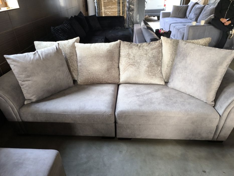 Narożnik i sofa bez funkcji spania