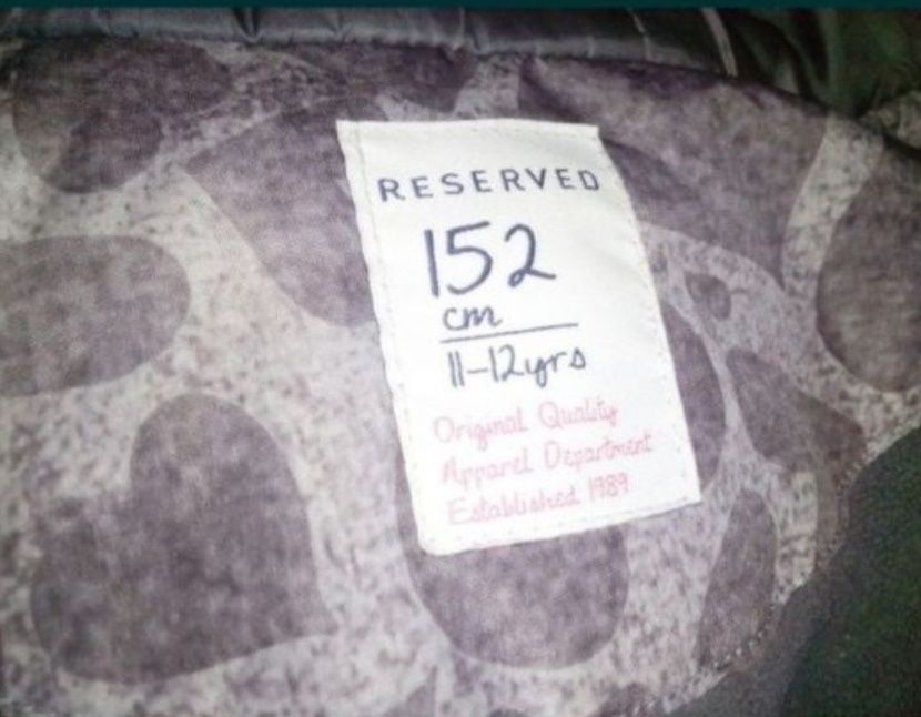 Kurtka z kapturem narciarska ciepła Reserved Kids r. 152