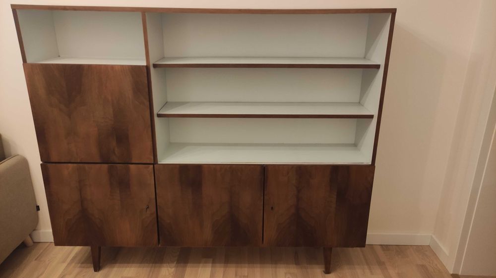 Szafa, regał, biblioteczka z czasów PRL