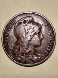 Moeda de 10 Cêntimos 1898 França
