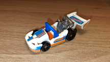 Hot Wheels Let's GO Gokart Pomarańczowo-Biały na Ludzika LEGO