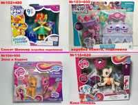 My Little Pony Shimmer пони Сансет Шиммер Каденс Эппл Искорка Твайлет