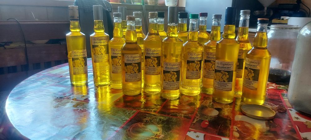 Sprzedam olej rzepakowy ekologiczny tłoczony na zimno