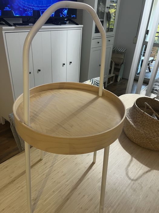 IKEA BURVIK Stolik kawowy , biały, 38 cm