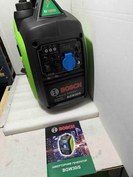 ГЕНЕРАТОР инверторный бензиновый Bosch BGW30iS 3.2/3.5 кВт МЕДЬ