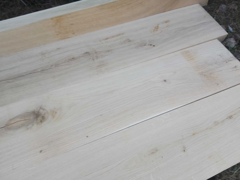 Dębowa deska 90 cm x 14 cm x 4,5 cm  - heblowana