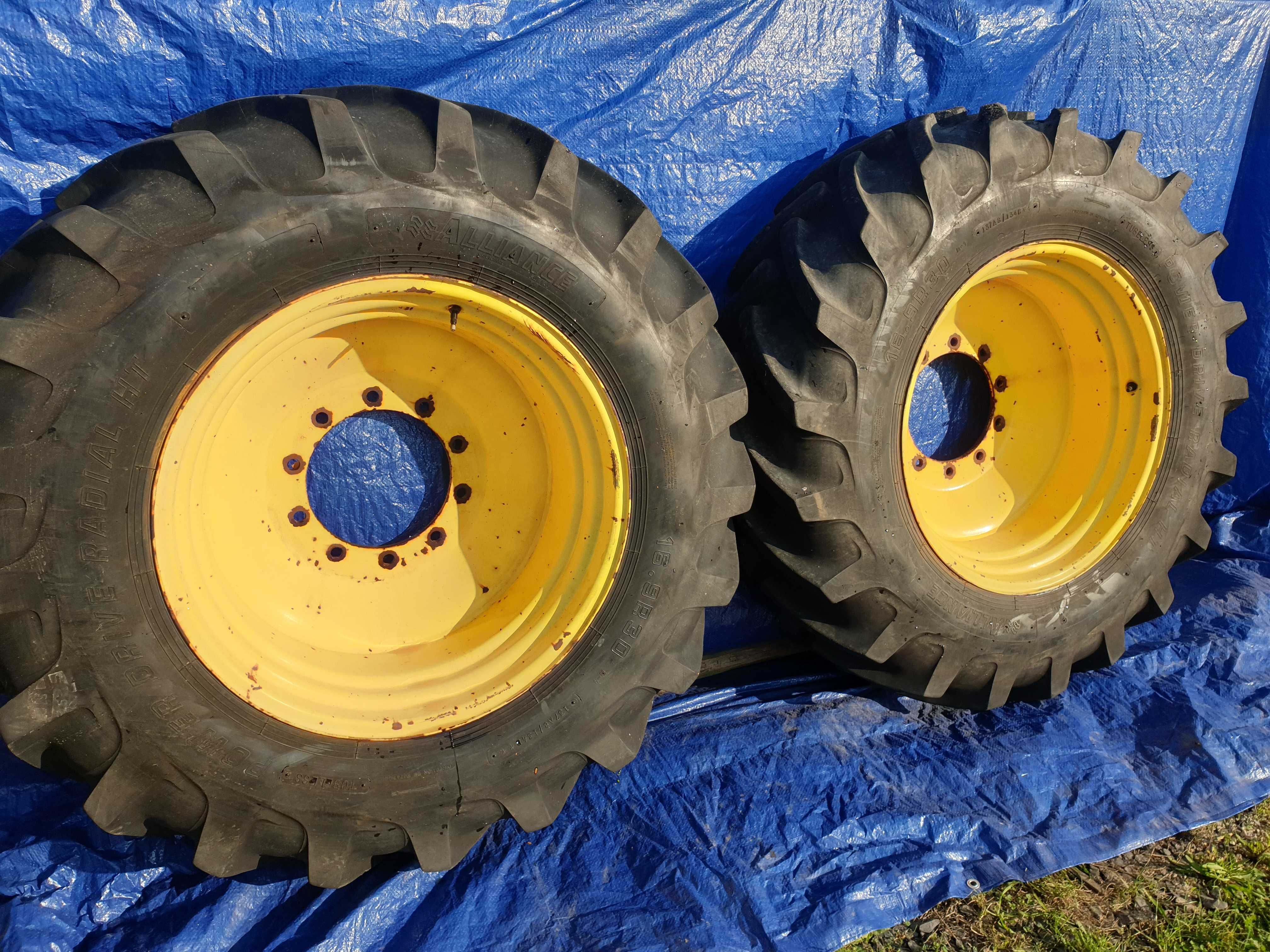 Opony koła John Deere 16.9 R 30 R30 Alliance Felgi 15x30 420/85