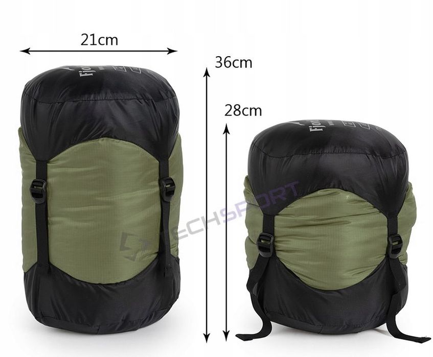 Fjord Nansen Spiwór Kjolen Mid | Oliwkowy | Do -16st | 1,3kg | Prawy