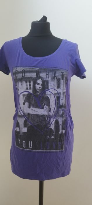 Bluzka damska z krótkim rękawem t-shirt koszulka ciążowa mamalicious