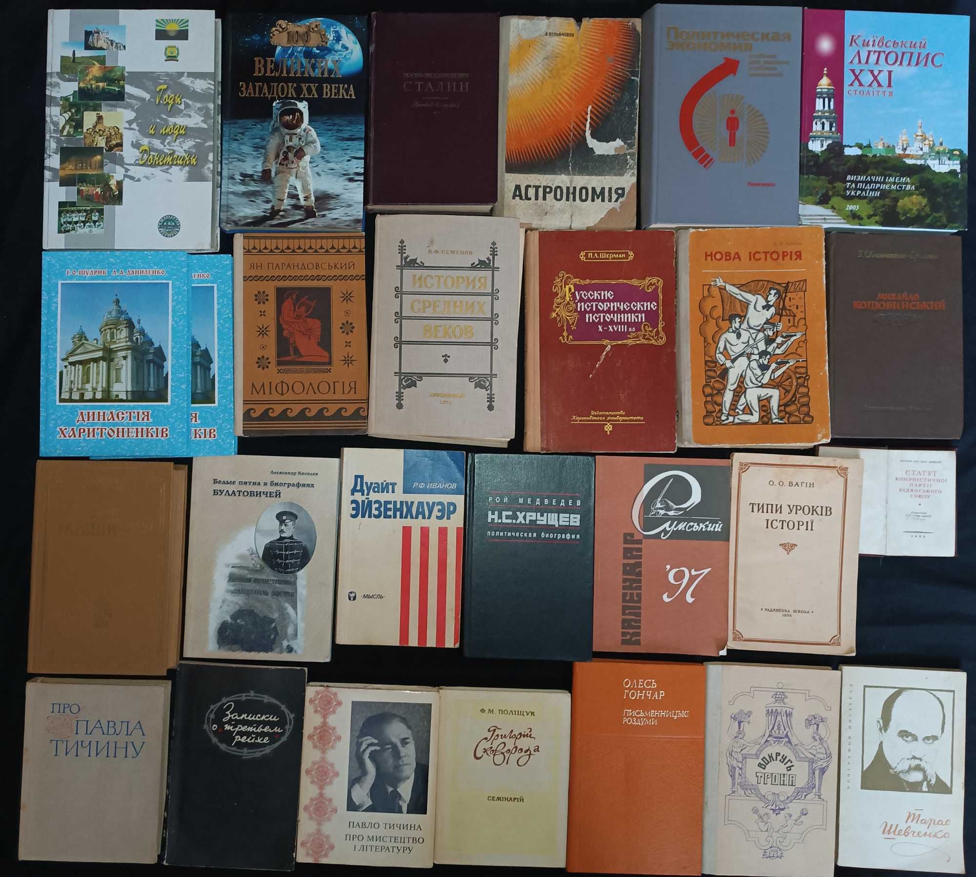 (6) Збірка книжок з історії та філософії різного напрямку та течій