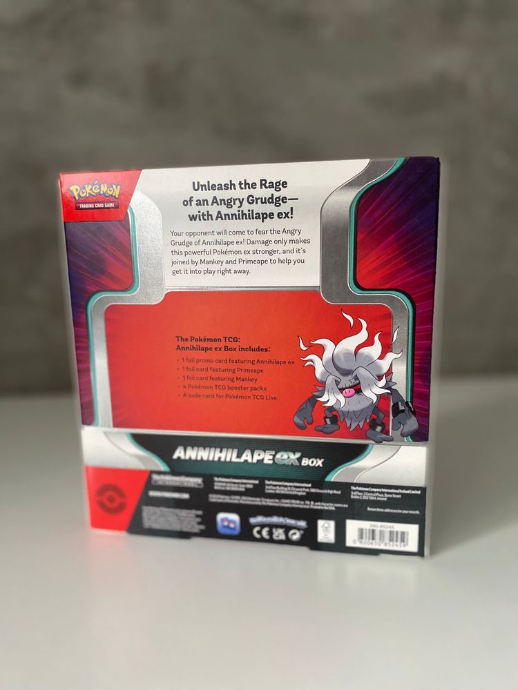 Pokémon TCG: Ex Box Annihilape, karty, oryginalny produkt