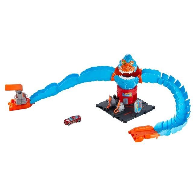 Игровой набор Hot wheels Опасные создания Спасение от гориллы,Хот Вілс