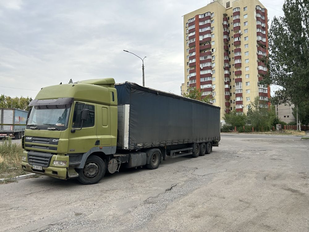 DAF CF 85 с прицепом SCHMITZ