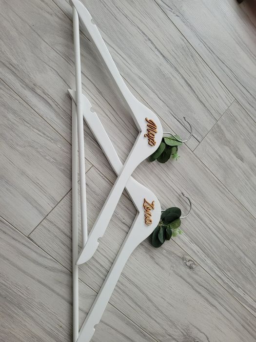 Wieszaki ślubne MĄŻ , ŻONA na ślub, wesele, wedding