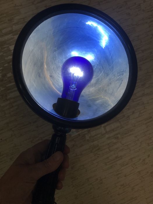 Синяя лечебная лампа Минина прошлого века