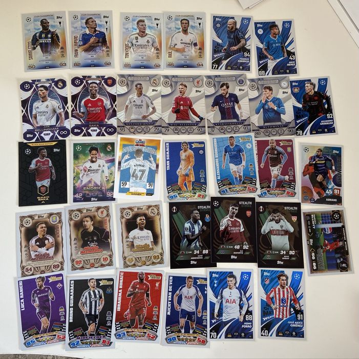 Cartas Topps Match Attax 2025/ 2026 novas