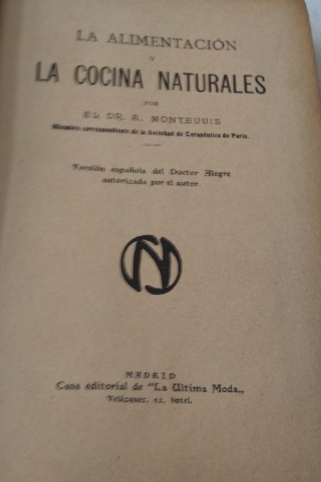 La Alimentación y La Cocina Naturales
