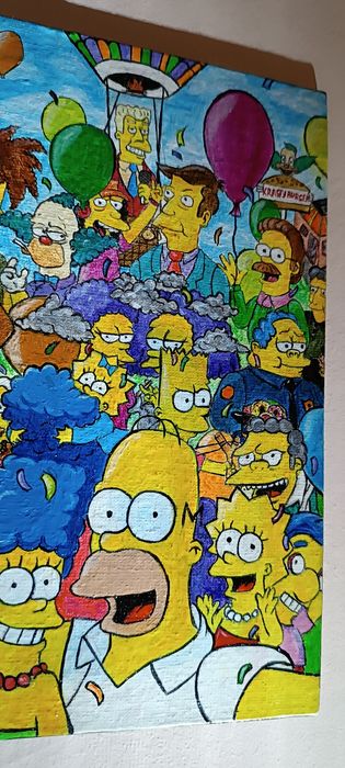 Картина "The Simpsons" акрил