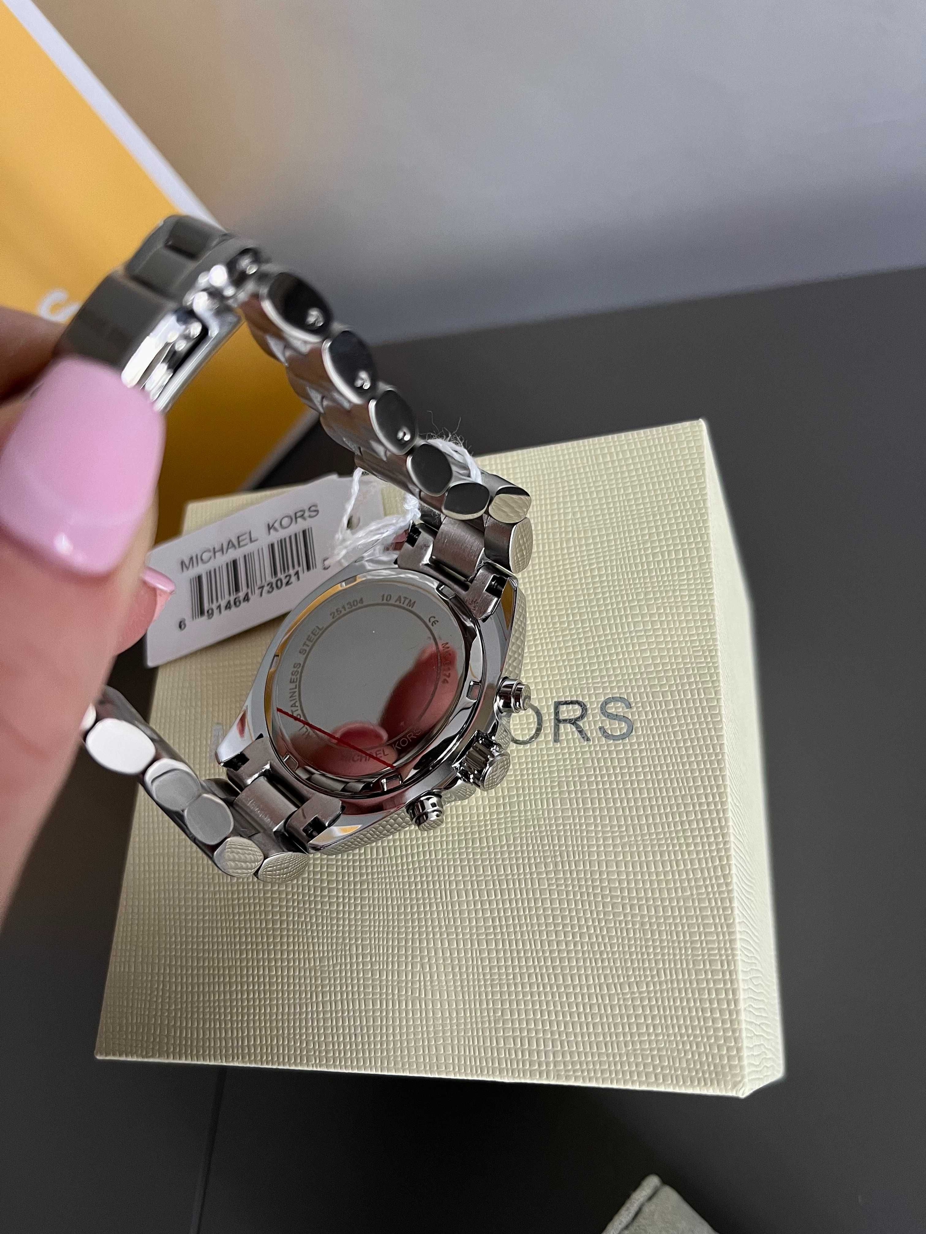 Срібний жіночий годинник  Michael Kors оригінал наручные часы