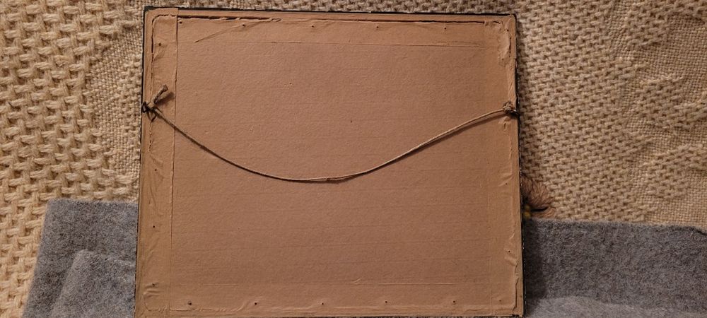 Stary obrazek 29x23 cm.