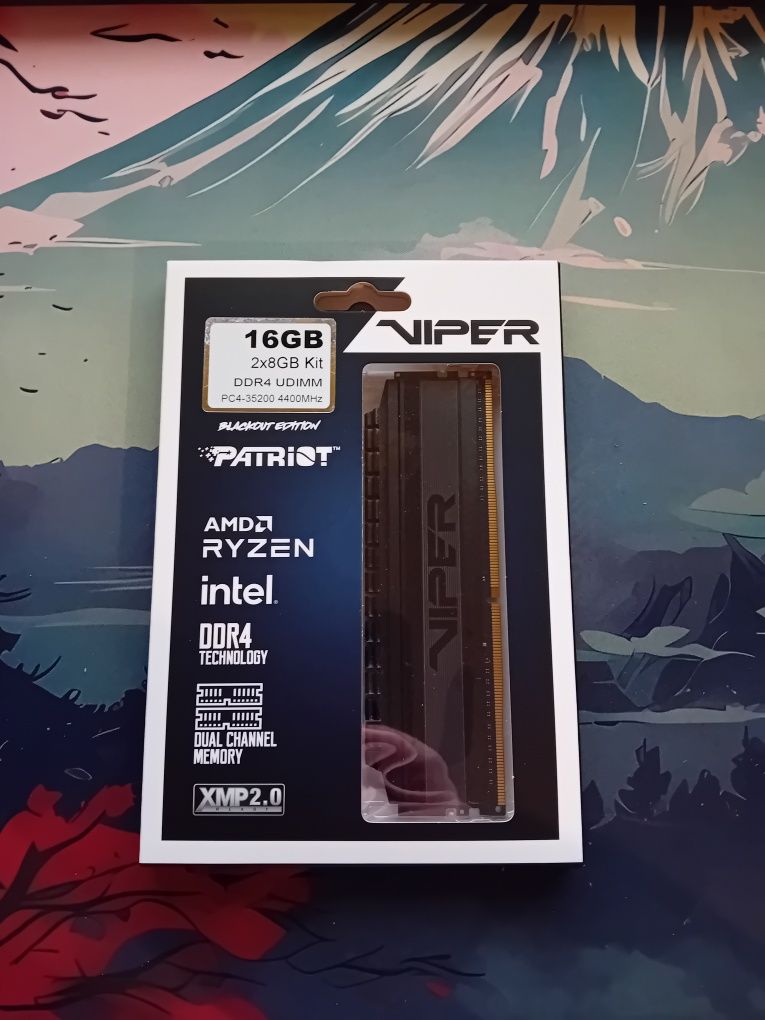 Patriot Pamięć DDR4 Viper 4 Blackout Edition  16GB/4400(2*8GB) CL18
