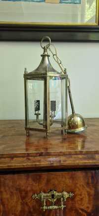 Lampa latarnia lampion Francja II pol. XX w. antyk glamour mid century