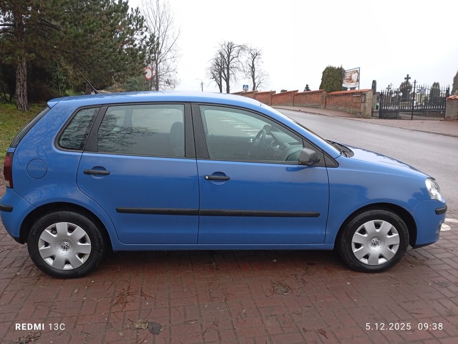 Volkswagen Polo 1.4 MPI 2007r Klimatyzacja, 1-własciciel 5-drzwiowy