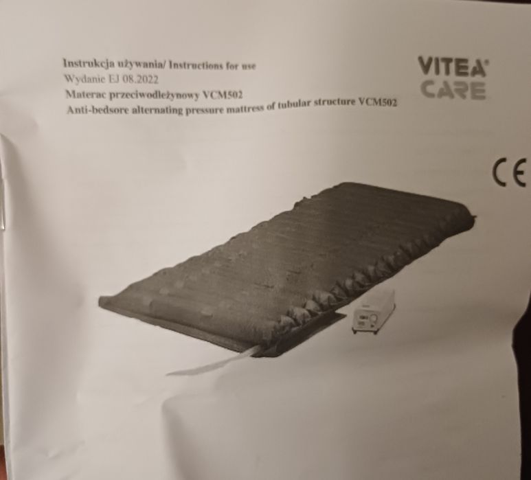 Materac przeciwodleżynowy Vitae Care