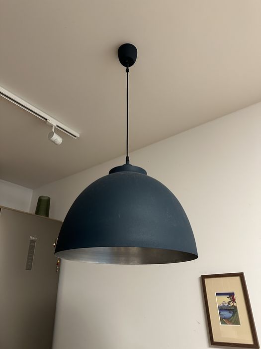 Lampa sufitowa granatowa