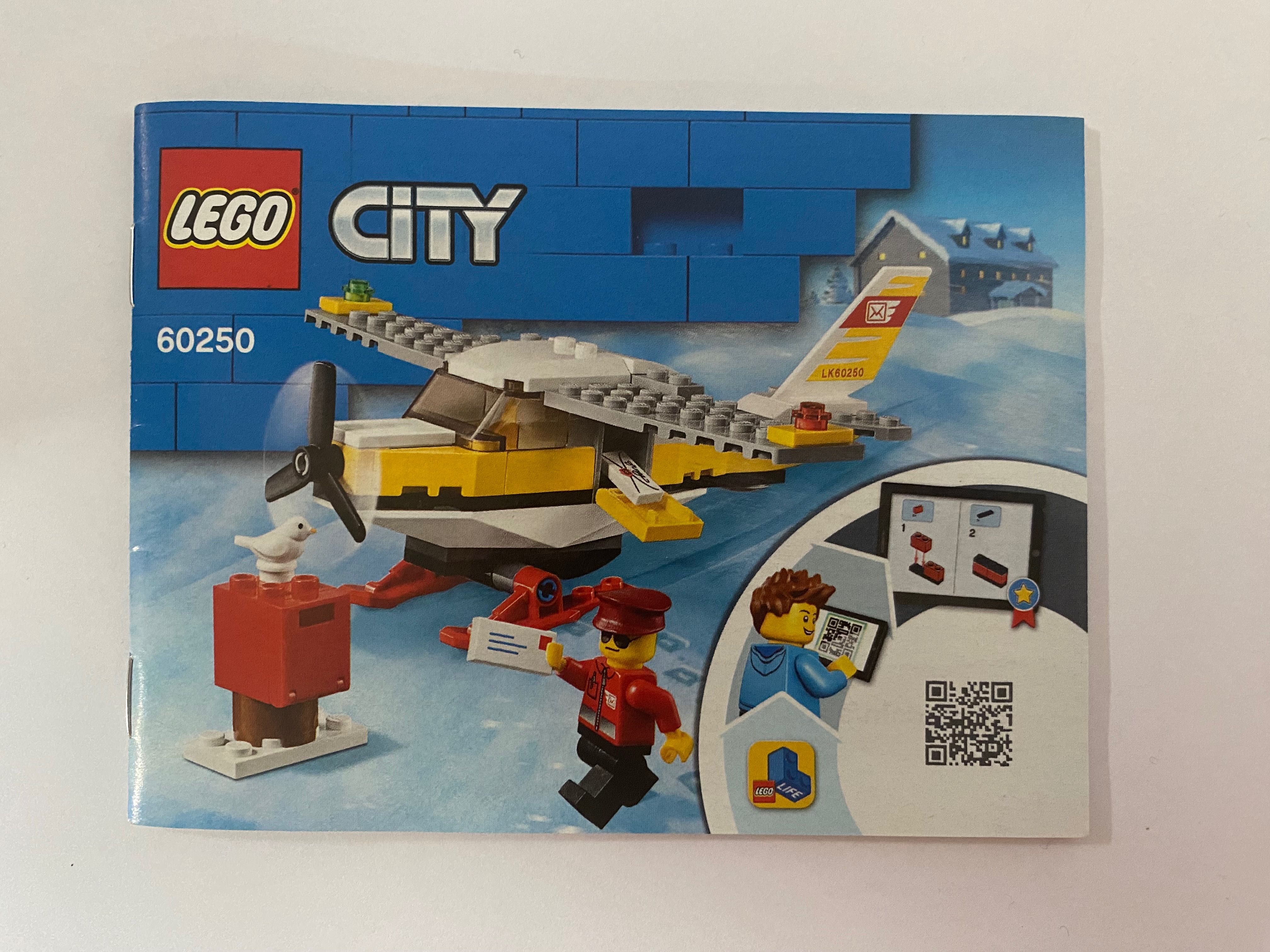 Lego City 60250 samolot pocztowy kompletny jak nowy