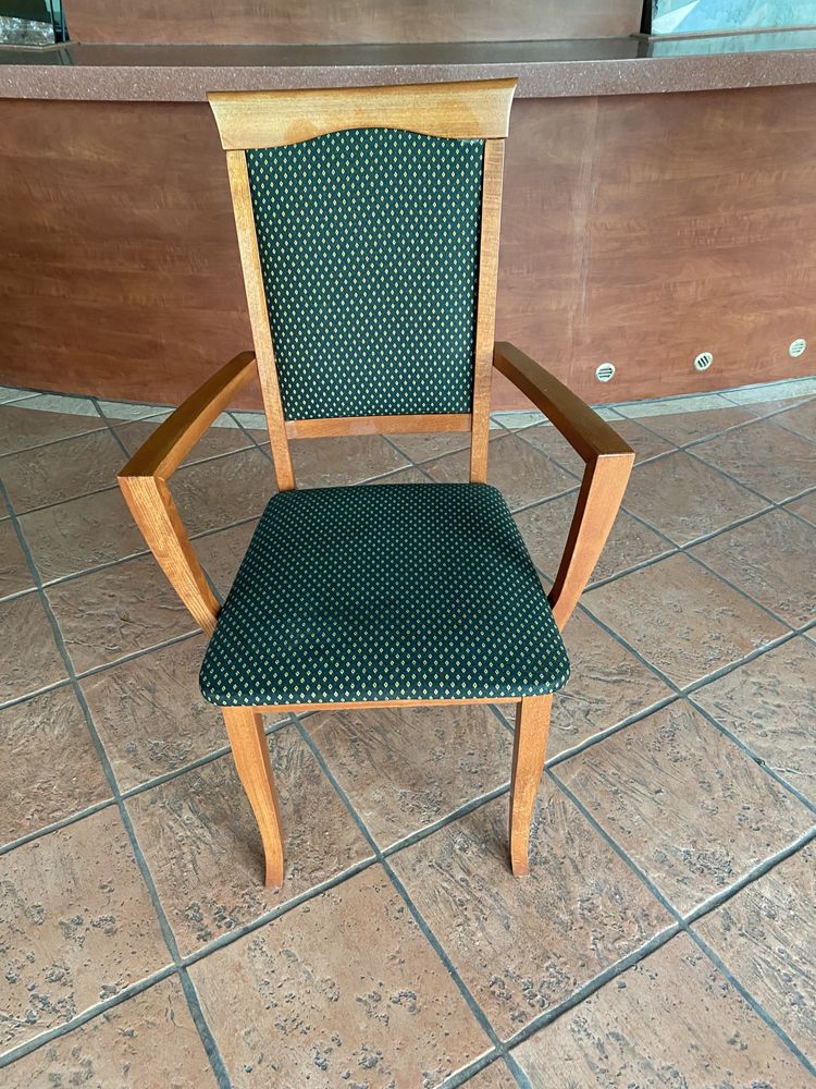 Krzesło drewniano materiałowe 4 szt