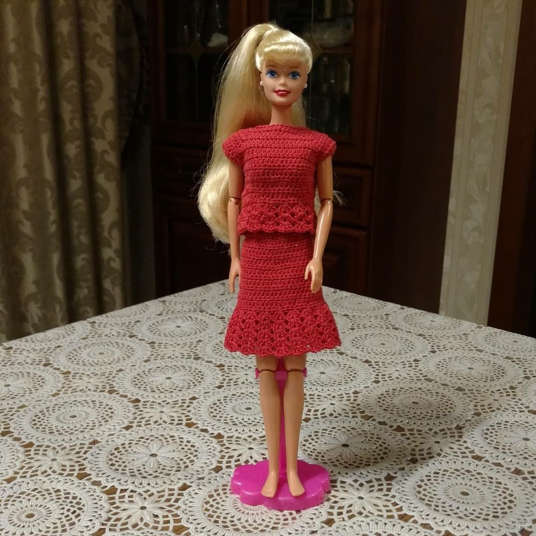 Одежда для Барби Barbie крючком. Одяг для ляльок