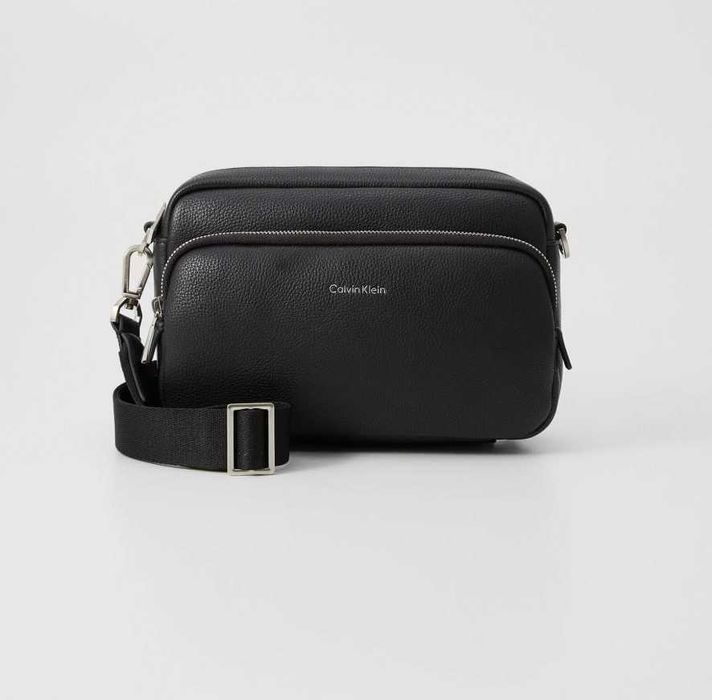 100% ОРИГІНАЛ Calvin Klein raised crossbody bag NEW сумка чорна