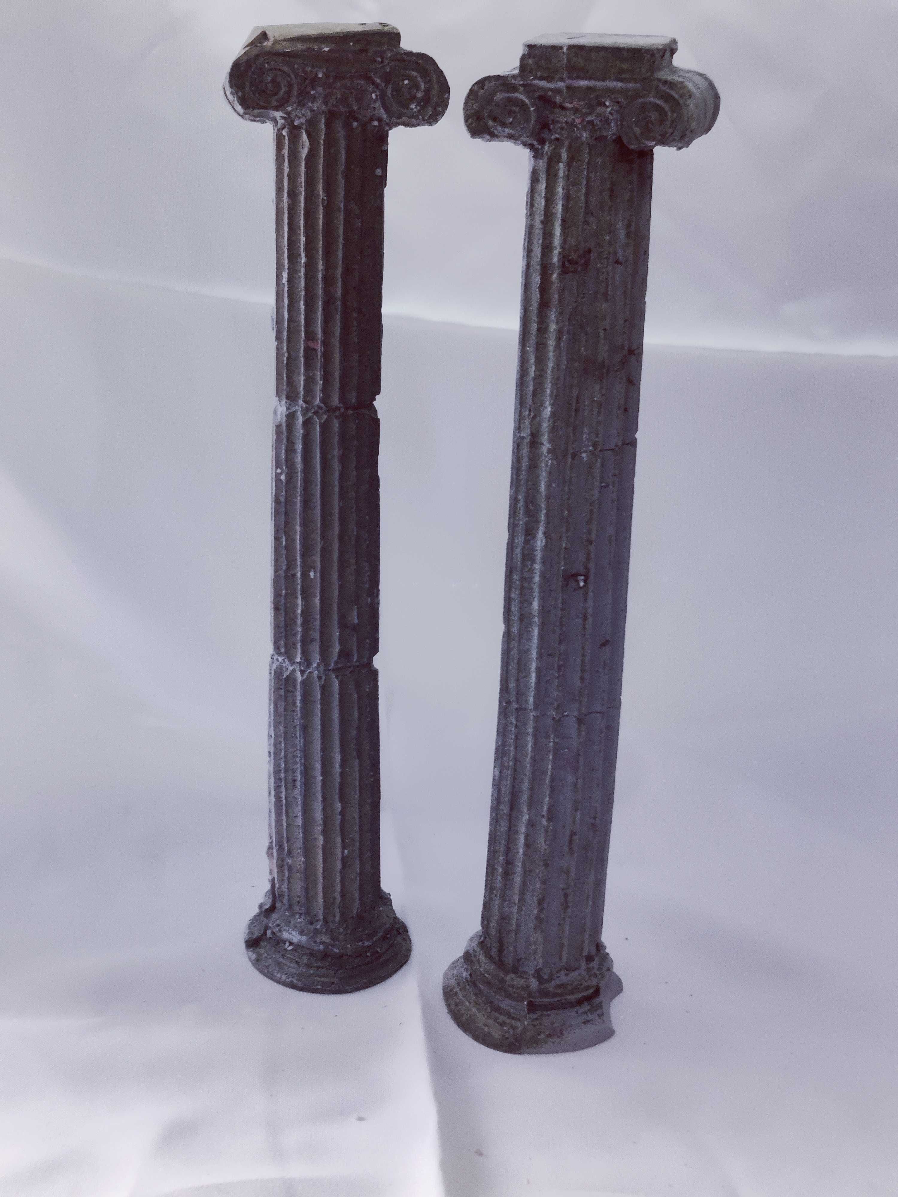 Decoração aquário, ruinas colunas estilo romano, grego