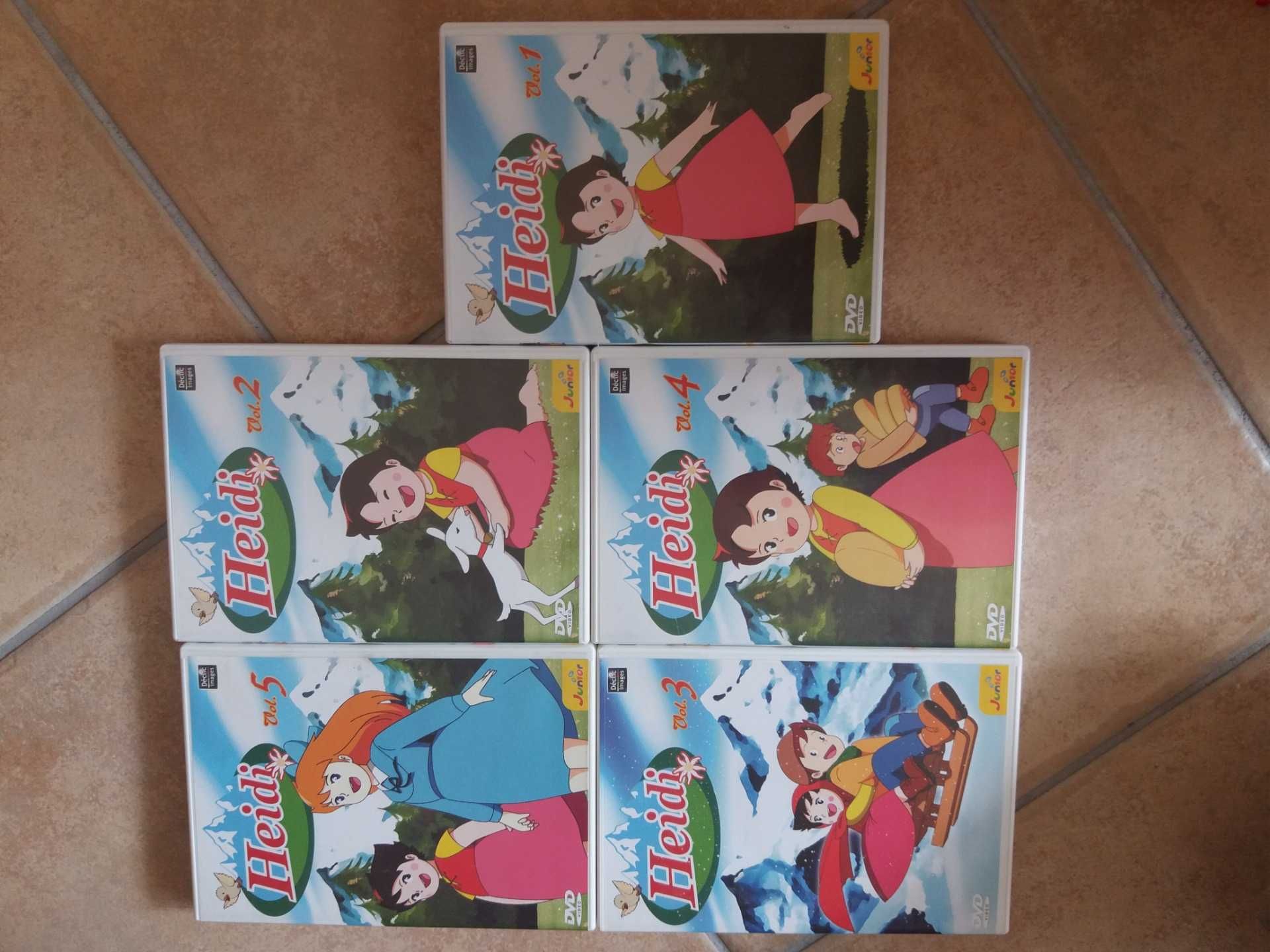 DVDs da Heidi em francês.