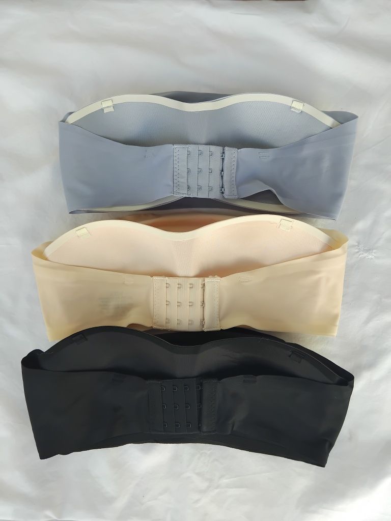 Conjunto de 3 Soutiens Invisiveis-Tam.S/M