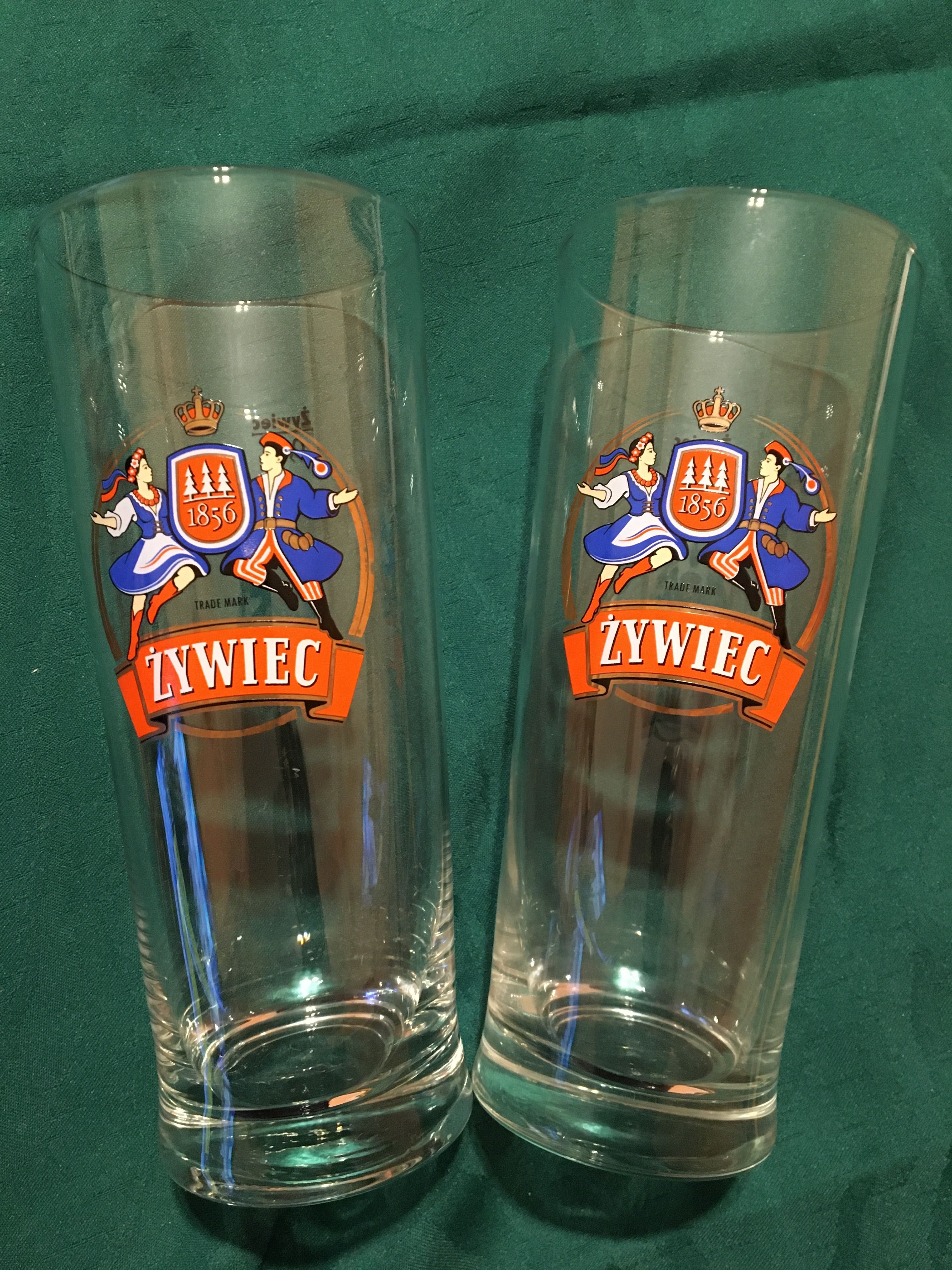 Zestaw, Żywiec, kufel , 2 szt, szklanka 0,5 l,