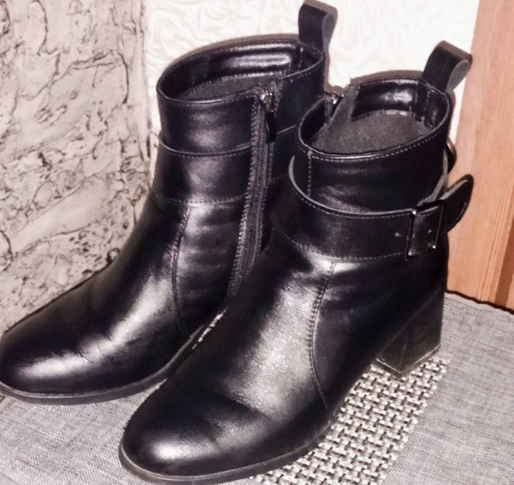 Шкіряні Жіночі сапожки